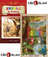 Pachet promotional * Fabule (2 carti bogat ilustrate): Fabule Lev Tolstoi; Fabule La Fontaine