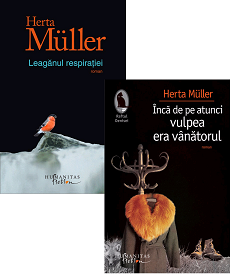 Pachet promotional Herta Muller: 1. Inca de pe atunci vulpea era vanatorul; 2. Leaganul respiratiei