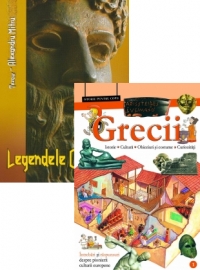 Pachet promotional Legendele Olimpului (Editie 2011 - format A4)+GRECII - Istorie. Cultura. Obiceiuri si Costume. Curiozitati - Intrebari si raspunsuri despre pionerii culturii europene