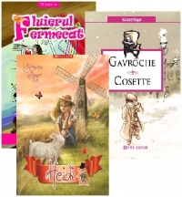 Pachet promotional * Literatura pentru scolari (3 carti bogat ilustrate): Heidi; Fluierul fermecat; Gavroche si Cosette