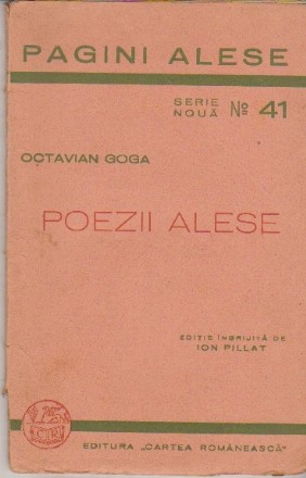 Pagini Alese, Nr. 41. Poezii Lirice - Octavian Goga