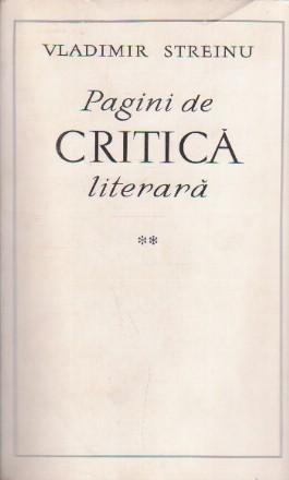 Pagini de critica literara, Volumul al II-lea - Marginalia, Eseuri