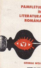 Pamfletul literatura romana