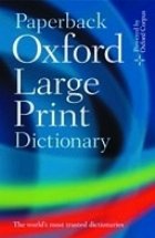 Paperback Oxford Large Print Dictionary