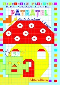 Patratel - Carte de colorat 3-4 ani