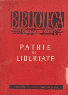 Patrie libertate Din poezia anilor