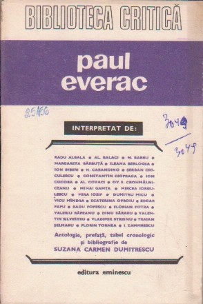 Paul Everac interpretat de...