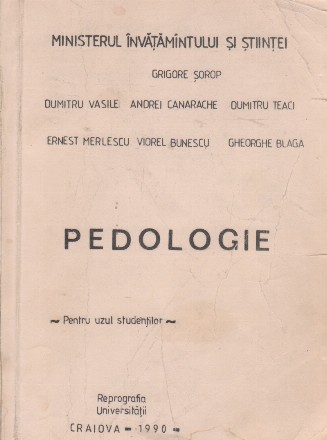 Pedologie - Pentru uzul studentilor