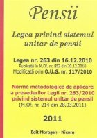 Pensii - Legea privind sistemul unitar de pensii