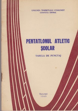 Pentatlonul Atletic Scolar. Tabela de Punctaj