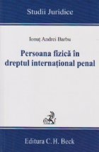 Persoana fizica dreptul international penal