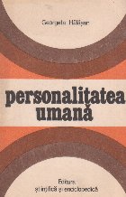 Personalitatea umana Eseu filozofic