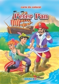 Peter Pan - Carte de colorat + poveste (format B5)