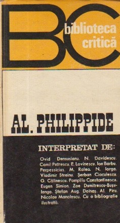 Al. Philippide interpretat de...