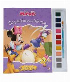 Sa pictam cu Minnie. Carte de colorat cu pensula si acuarele