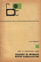 Piese si constructii radio - Culegere de probleme pentru radioamatori