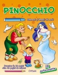 Pinocchio. Colorezi si inveti sa scrii