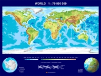 Planiglobul - Harta 3d (1:70.000.000)