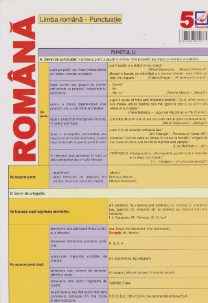 Pliant romana 5-Punctuatie