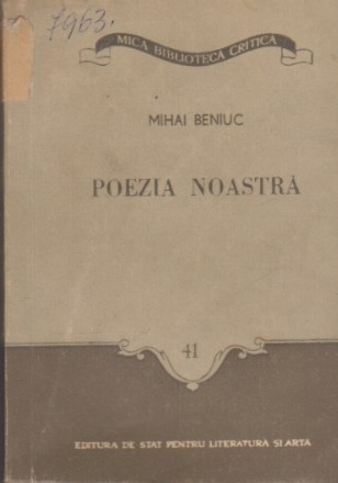 Poezia Noastra - Mihai Beniuc