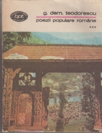 Poezii populare romane, Volumul al III-lea