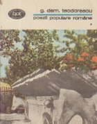 Poezii populare romane Volumul