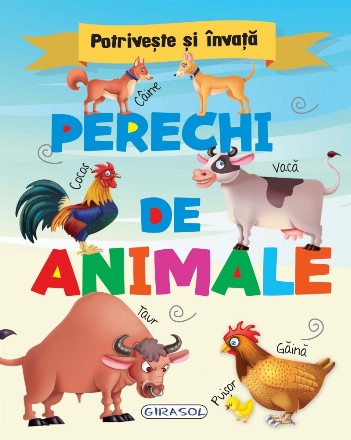 Potriveste si invata. Perechi de animale