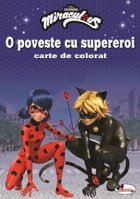 poveste supereroi Carte colorat