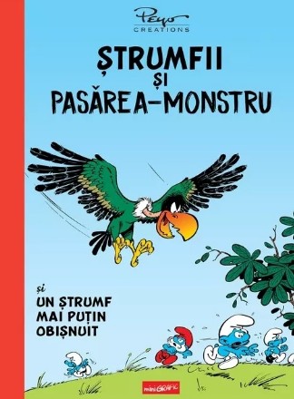 2 poveşti cu ştrumfii : Ştrumfii şi pasărea-monstru, Un ştrumf mai puţin obişnuit