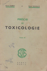 Precis de toxicologie, Tome II