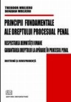 Principii fundamentale ale dreptului procesual penal - Respectarea demnitatii umane - Garantarea dreptului la 