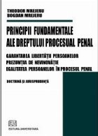 Principii fundamentale ale dreptului procesual