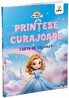 Prinţese curajoase : carte de colorat