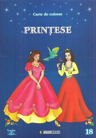 Printese. Carte de colorat (format A4 + masca surpriza)