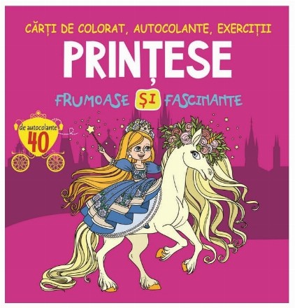 Printese frumoase si fascinante. 40 de autocolante