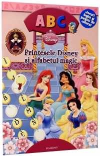 Printesele Disney si alfabetul magic - Jocuri logice si pagini de colorat