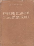 Probleme algebra analiza matematica