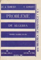 Probleme de algebra pentru clasele IX-XII