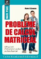 Probleme de calcul matriceal. Olimpiade, Concursuri scolare si Bacalaureat