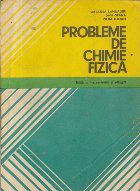 Probleme chimie fizica