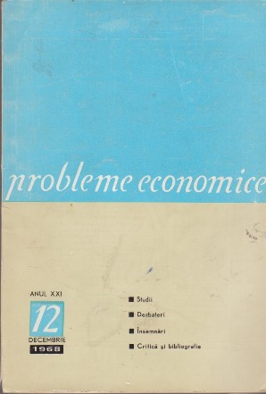 Probleme Economice, Decembrie 1968