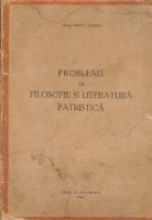 Probleme filosofie literatura patristica