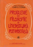 Probleme filozofie literatura patristica