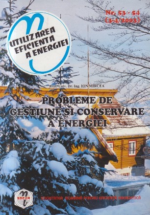 Probleme de Gestiune si Conservare a Energiei, Nr. 3-4/2003