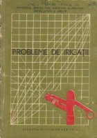 Probleme de irigatii