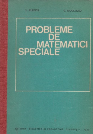 Probleme de matematici speciale