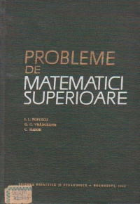 Probleme de matematici suprioare