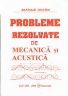 Probleme rezolvate Mecanica Acustica