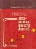 Prognoza tehnico economica industria alimentara