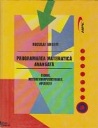 Programarea matematica avansata Teorie metode